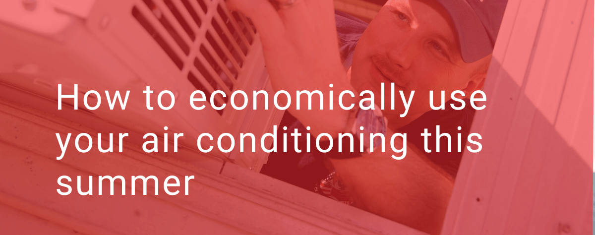 Air conditioner in summer
